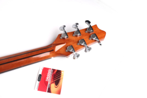 LX-R6 2020 NEW Custom Artwork Fretboard Inlay Flamed Maple Solid <b>Top</b> Acoustic Guitar - Product Image 6
