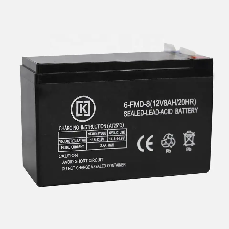 Agm chu kỳ sâu UPS pin 12V có thể sạc lại 12V 7Ah 12V 8AH 12V 12Ah 20Ah 65Ah 100Ah 250AH kín pin axit chì