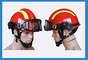 <span class=keywords><strong>Casque</strong></span> de <span class=keywords><strong>pompier</strong></span> personnalisé OEM 2024, modèle <span class=keywords><strong>F2</strong></span>, rouge et jaune, en polyéther, pour les secours, anti-impact, anti-perforation - Product Image 5