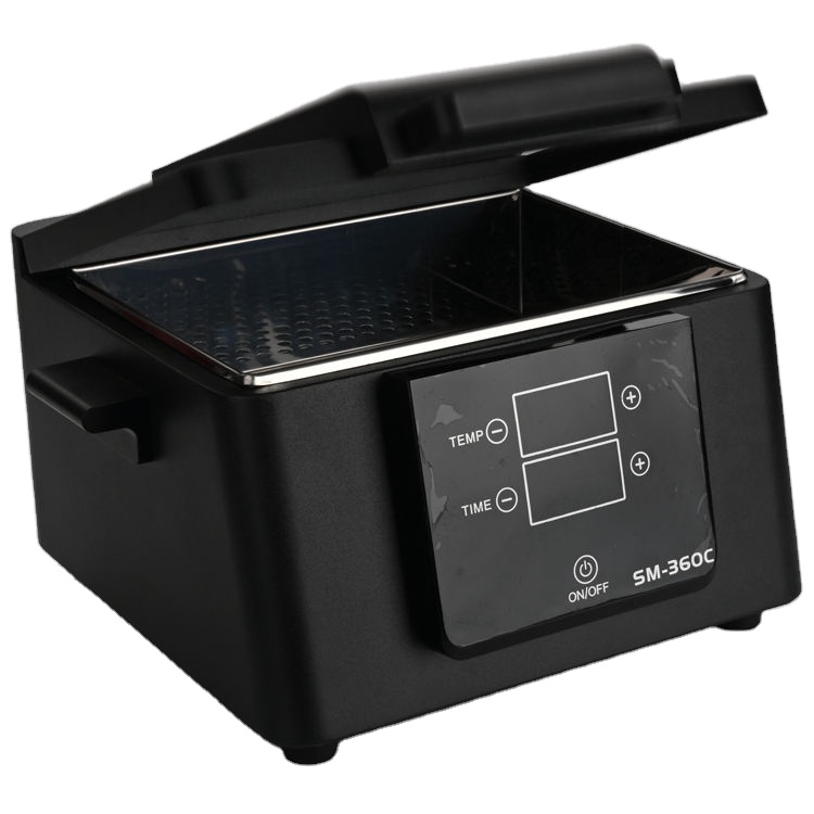 Kouamor 5L Chauffe Serviettes, Armoire à Serviettes Chaudes, StéRilisateur UV, BoîTe De DéSinfection Professionnelle 176°F, IdéAl Pour Les Salons De Massage, Spa, Gymnase, Coiffeur, Beauté (Noir-B