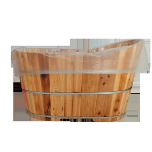 Fournitures hôtelières : Doublures jetables épaissies pour baignoires et bacs <span class=keywords><strong>à</strong></span> pieds, pour bains <span class=keywords><strong>de</strong></span> pieds, bacs en <span class=keywords><strong>bois</strong></span> et SPA <span class=keywords><strong>de</strong></span> voyage - Product Image 6