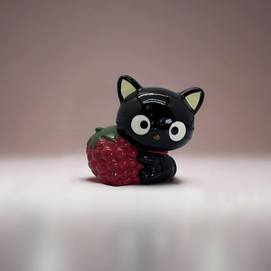 Gato preto cerâmico com Mealheiro de Morango Gato bonito Saving Jar Animal Cartoon Money Box Decoração Tabela - Product Image 1