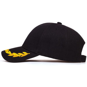 หมวกแก๊ปปักลายใบโอ๊คแบบกำหนดเอง หมวกเบสบอลทรงทรัคเกอร์ - Product Image 3