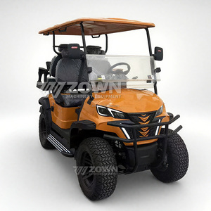 Voiturette de golf électrique au design moderne, 4 places, batterie lithium 72V, panneau de commande intelligent, apparence élégante - Product Image 5
