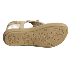 Nouvelles pantoufles de luxe à strass, à bout ouvert, à semelle plate, à bout rond, à semelle souple, antidérapantes, pour l'été, la plage, décontractées, respirantes - Product Image 5