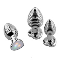 APP-gesteuerter Kabelloser Leuchtender Vibrierender Analplug mit Fernbedienung für Diskretes Outdoor-SM-Spiel Weibliches Erwachsenen-Lustspielzeug