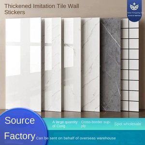 Không thấm nước chống ẩm PVC nhôm-nhựa Panel dán tường tự dính gạch trang trí cho phòng khách - Product Image 5