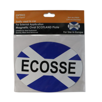 Autocollant magnétique pour voiture ECOSSE SCOTLAND pour usage extérieur, pour nouveau conducteur, panneau d'apprentissage de la conduite