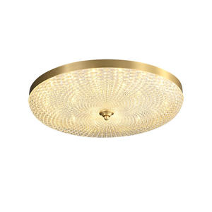 Çağdaş Modern pirinç ve bakır LED tavan lambası küçük akrilik monte ev veya daire için 75 fantezi İskandinav tasarım - Product Image 1
