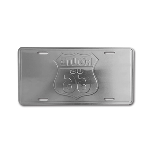 Letreros de aluminio de diseño personalizado al por mayor, placa de matrícula decorativa en relieve para coche <span class=keywords><strong>Route</strong></span> <span class=keywords><strong>66</strong></span> - Product Image 3