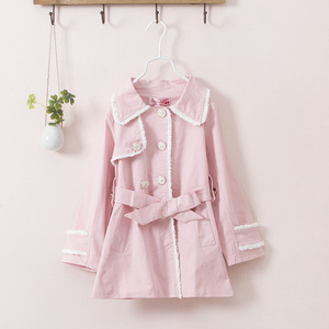 Produits les plus vendus en Chine pour les nouvelles conceptions de manteaux : Manteau long classique pour filles - Product Image 2