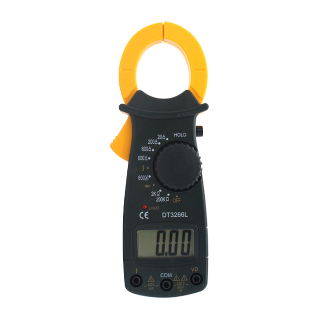 Manhua DT3266L Digital Clamp Meter Multimeter Current Clamp Pincers AC/DC With LCD Tester Measuring Tools