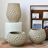 Grand pot de fleurs en béton pour décoration intérieure et extérieure, pot de plantes en ciment pour la maison et le jardin, moule pour grands pots de fleurs