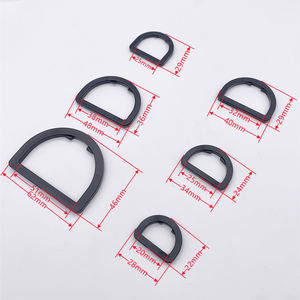 Deslizador Trideslizante de Anillo D con Hebilla de Plástico Duradero Personalizado, Correa Ajustable de 20mm, 25mM, 38mm y 51mm para Collar de Perro - Product Image 4