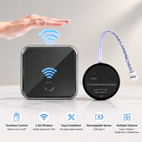 Saklar Sensor Kabinet LED Nirkabel 2.4G Grosir 12V 24V Sensor Gerak Tangan Sentuh untuk Lampu Lemari Dapur