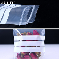Sacs Ziplock Transparents JIJID Personnalisables avec Zone d'Étiquetage pour Herbes, Snacks et Vente au Détail – Qualité Alimentaire