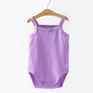 Body Senza Maniche <span class=keywords><strong>per</strong></span> Neonati, Morbidi Tutine a Costine, Pagliaccetti Tinta Unita, Outfit Estivo <span class=keywords><strong>per</strong></span> Neonati 0-24 Mesi - Product Image 4