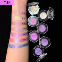 Palette de fards à paupières DIY multi-chromes, 46 couleurs, hautement pigmentées, vegan, sans cruauté, nouvelle collection, fournisseur professionnel