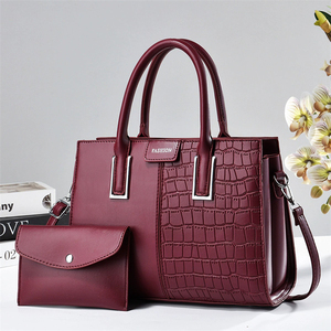 Set di Borse da Donna 2 in 1 di Lusso, Design Semplice, Etichetta Privata, Prezzo Conveniente, Vendita all'Ingrosso - Product Image 4