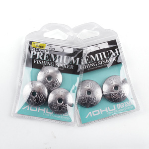 Plomos de Pesca Aohu Premium de 40G y 50G en Forma de Disco, Ecológicos para la Pesca - Product Image 1