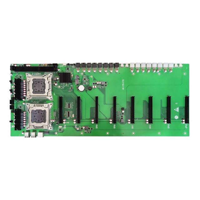Wholesale High Speed 8 GPU PCIE LGA 2011-V1 32GB DDR3 Support Intel Xeon E5 X79 X78 Dual Cpu Motherboard
