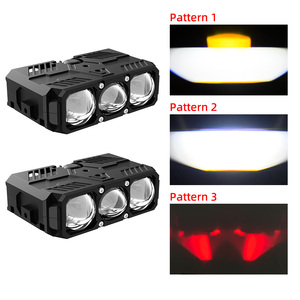 Luces LED Ultra Brillantes de 220W 45000LM CSP3570 Tipo Ojo de Ángel para Parrilla de Camioneta, SUV, 4x4, Todoterreno, 6500K 3000K, Película Azul - Product Image 3