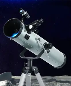 تلسكوب فلكي احترافي عاكس عالي الجودة 76700, تلسكوب أحادي تلسكوب أحادي العين مع حامل ثلاثي القوائم