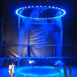 Fontaine dansante de musique en métal multicolore moderne personnalisée pour l'effet de film de l'eau de terre sèche - Product Image 4