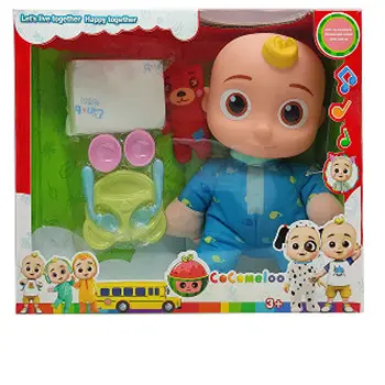 Lovely doll toys kids toy Vinyl little baby doll with music with different accessories For boys