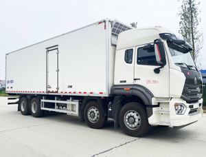 รถบรรทุกห้องเย็น HOWO 8x4 เกียร์อัตโนมัติ สำหรับขนส่งสินค้าแบบควบคุมอุณหภูมิ - Product Image 2