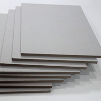 Pulpe recyclée 0.5mm 1mm 1.5mm 2mm épaisseur papier non couché 450gsm-1850gsm gris carte à puce Carton feuilles de carton