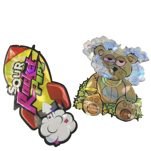 Bán Buôn Tùy Chỉnh Chết Cắt Biểu Tượng Tùy Chọn 3.5G 7G Cấp Thực Phẩm <span class=keywords><strong>Pouch</strong></span> 14G 28G Mylar Túi Với Hộp Hiển Thị Cho Biscuit Sô Cô La Đồ Ăn Nhẹ - Product Image 5