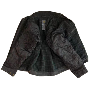 Custom Distress Heavy Duck Canvas Work <strong>Jacket</strong> With Plaid Lined Vintage Worker Detroit <strong>Jacket</strong> Heavyweight Carpenter <strong>Chore</strong> <strong>Jacket</strong> - Product Image 3