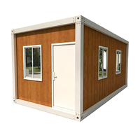 Casa Contenedor Expandible de Lujo, Casa Móvil Prefabricada Moderna para Vivir, Casa Plegable Modular de Doble Ala