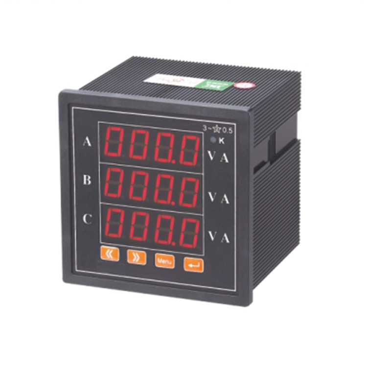 96x96 Multifunctional Power Instrumnent Three <strong>Phase</strong> <strong>Digital</strong> Display Factory Meter <strong>Ammeter</strong> <strong>Voltmeter</strong>