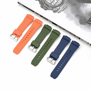 Correa de Reloj de Goma de 16 mm para <span class=keywords><strong>Casio</strong></span> GA-<span class=keywords><strong>2100</strong></span>/GM-<span class=keywords><strong>2100</strong></span> Farm <span class=keywords><strong>Oak</strong></span>, TPU, Liberación Rápida, Resistente al Agua, Correa Deportiva - Product Image 6