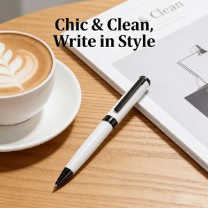 23 Wholesale Letian Promotional Logo Custom <b>Pens</b> Ballpoint <b>Pen</b> Metal Black/Blue Ink for <b>Men</b> Professional Office Use - Product Image 4