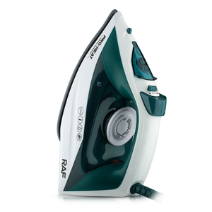 RAF Iron 1400W <b>Thermostat</b> <b>Controlled</b> Vertical Steaming Ceramic Soleplate Continuous Portable Iron RAF Iron 1400W - Product Image 5