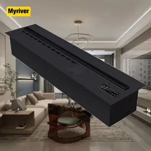 Myriver en iyi Insert Mini 3 taraflı Led elektrikli şömine lamba isıtıcı aydınlatma kiti