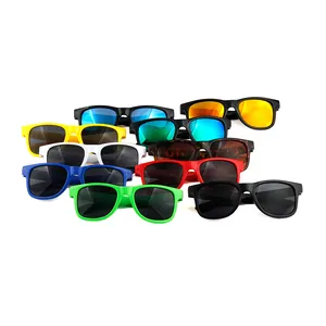 2021 logo personalizzato occhiali da sole per bambini 2022 moda all'ingrosso plastica ragazzi occhiali da sole colorati bambini occhiali da sole bambini