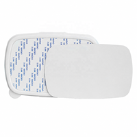 Draagbare plastic lunchbox 500ml blauw/roze/wit blanco aluminiumfolie hittetransferdruk DIY gepersonaliseerde patronen eten fruit
