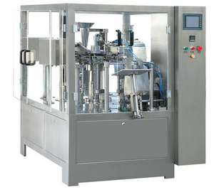 Automatic Beans Grains Weighing Filling Sachet Bag Sugar <b>Rotary</b> Packaging <b>Machine</b> - Product Image 4