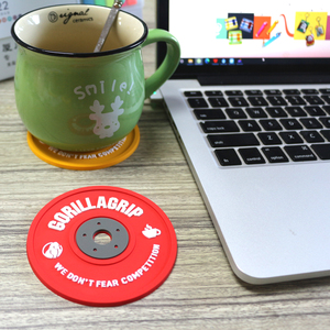 Wsnbwye personnalisé Coaster Silicone Barbell Coaster Pour Tasses Gym Cadeaux Promotionnels 29 sièges tasse coaster bus - Product Image 4