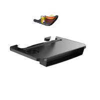 Support de bureau double usage en ABS pour voiture, idéal pour ordinateur portable, tablette, repas ou écriture – Table polyvalente populaire