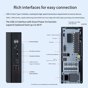 Hot Sale Lenovo Yangtian M4000Q Business <strong>Computer</strong> Office <strong>Desktop</strong> Core 14th Generation I3-14100 8G 512GB SSD Lenovo <strong>Desktop</strong> Pc - Product Image 4