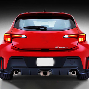 Feux arrière à LED pour <span class=keywords><strong>Toyota</strong></span> <span class=keywords><strong>GR</strong></span> <span class=keywords><strong>Corolla</strong></span> E210 2020-2025 avec animation de démarrage, feux de freinage arrière, Plug and Play, accessoires automobiles - Product Image 2