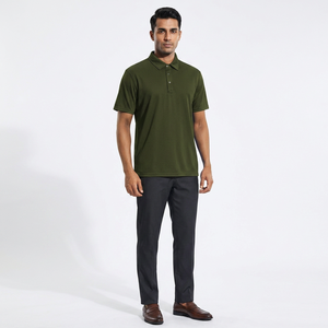 Pedido a granel MOQ Venta al por mayor Polo Tee Proveedor en línea Polos de alta calidad para hombres Algodón sostenible Ropa casual OEM Personalizar - Product Image 1