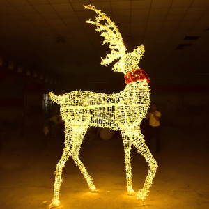 Décoration <span class=keywords><strong>de</strong></span> Noël en forme <span class=keywords><strong>de</strong></span> sculpture <span class=keywords><strong>de</strong></span> <span class=keywords><strong>cerf</strong></span> - Product Image 1