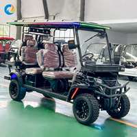 Voiturette de golf électrique à faible vitesse homologuée pour la route, 6 places, certifiée CE, longue autonomie, prix usine, pour usage urbain