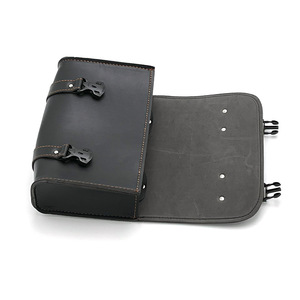 Sac arrière de moto Sac en cuir pour siège arrière de moto Sac à dos rigide pour bagages à moteur - Product Image 6